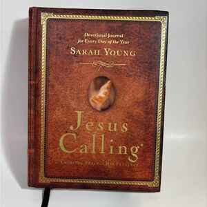 Jesus Calling Devotional Journal Blank Hardcover Sarah Young W Ribbon Bookmark